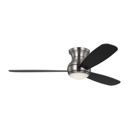 Generation Lighting Orbis 52 Hugger LED 52" 3 Blade Indoor Ceiling Fan Brushed Steel