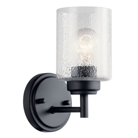 Kichler Winslow 9" Tall Bathroom Sconce Black
