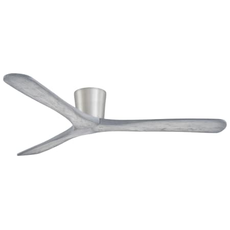 MinkaAire Avtur 60" 3 Blade Flush Mount Indoor Ceiling Fan with Remote Control Included Brushed Steel
