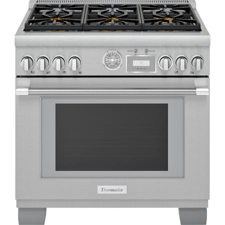 Thermador Pro Grand® 36 Inch Wide 5.7 Cu. Ft. Free Standing Dual Fuel Range with 6 Burners Stainless Steel
