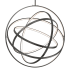 ET2 Gyro II 32" Wide LED Chandelier Black