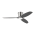 Generation Lighting Titus 52 Hugger LED 52" 3 Blade Indoor Ceiling Fan Brushed Steel