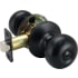 Miseno Porter Flat Ball Privacy Door Knob Set Matte Black