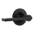 Miseno Hazel Flat Bar Passage Door Lever Set Matte Black