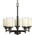 Progress Lighting Alexa 5 Light 20" Wide Pillar Candle Chandelier Antique Bronze