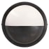 Visual Comfort Pelham 10" Moon Light Sconce with White Glass by Thomas O'Brien Bronze