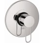 Axor Uno Loop Single Function Pressure Balanced Valve Trim Only Less Rough In - Engineered in Germany, Limited Lifetime Warranty Chrome