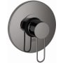 Axor Uno Loop Single Function Pressure Balanced Valve Trim Only Less Rough In - Engineered in Germany, Limited Lifetime Warranty Polished Black Chrome