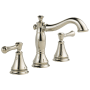 Delta Cassidy Widespread Bathroom Faucet with Pop-Up Drain Assembly - Includes Lifetime Warranty Brilliance Polished Nickel