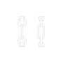 Generation Lighting 3" Replacement Chain Chrome