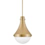 Hinkley Lighting Oliver 1 Light 14" Wide Pendant Bright Brass