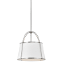 Hinkley Lighting Clarke 1 Light 16" Wide Pendant Polished Nickel