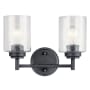 Kichler Winslow 2 Light 13" Wide Vanity Light Black