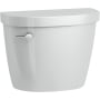 Kohler Cimarron 1.28 GPF Toilet Tank Only - Left Hand Lever Ice Grey