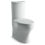 Kohler Persuade Curv 1.6 / 1.0 GPF Two Piece Elongated Comfort Height Toilet Ice Grey