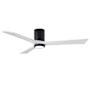 Matthews Fan Company Irene-3HLK 60" 3 Blade Indoor Ceiling Fan Matte Black / Matte White