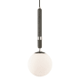 Mitzi Brielle Single Light 10" Wide Mini Pendant Polished Nickel
