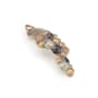 Schaub and Company Tuscan 4-9/16" Center to Center Grape Vine Vineyard Solid Brass Rustic Cabinet Handle Pull Drawer Handle Antique White Wash