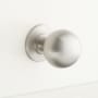 Signature Hardware Rodino Round Cabinet Knob Brushed Nickel
