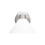 Visual Comfort Belcarra 1-Light Vanity by Drew & Jonathan Brushed Steel