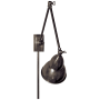Visual Comfort French Library 5-3/4" Wide Plug-In Wall Sconce Bronze