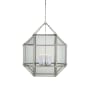Visual Comfort Morris 6 Light 31" Wide Lantern Chandelier Polished Nickel